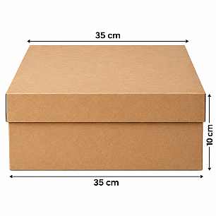 KRAFT PASTA KUTUSU 35*35*10 CM - 