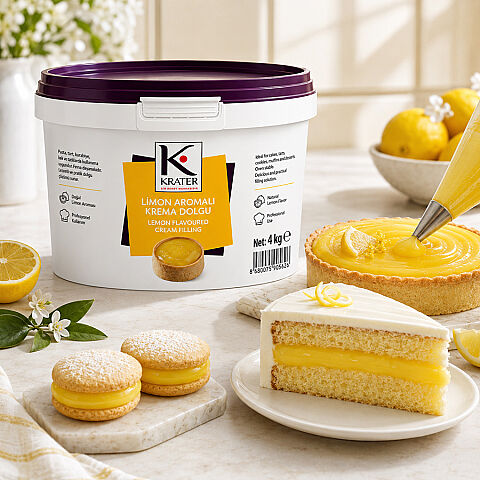KRATER LİMON AROMALI KREMA DOLGU 4 KG - 2