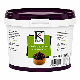 KRATER SARI İNCİR DOLGU 4 KG - KRATER