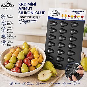 KRD MİNİ ARMUT SİLİKON KALIP - 2