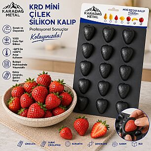 KRD MİNİ ÇİLEK SİLİKON KALIP - 2