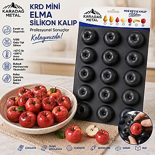 KRD MİNİ ELMA SİLİKON KALIP - 2