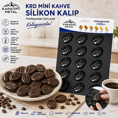 KRD MİNİ KAHVE SİLİKON KALIP - 2