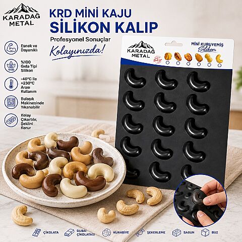 KRD MİNİ KAJU SİLİKON KALIP - 2
