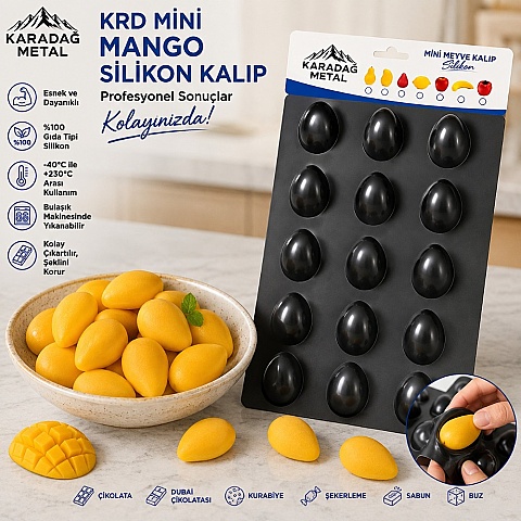 KRD MİNİ MANGO SİLİKON KALIP - 2
