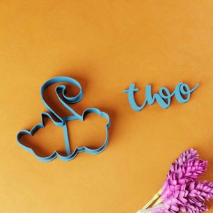 KUKİ 2 YAŞ 'TWO' KURABİYE KALIBI - 