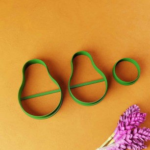 KUKİ AVOKADO KURABİYE KALIBI - 