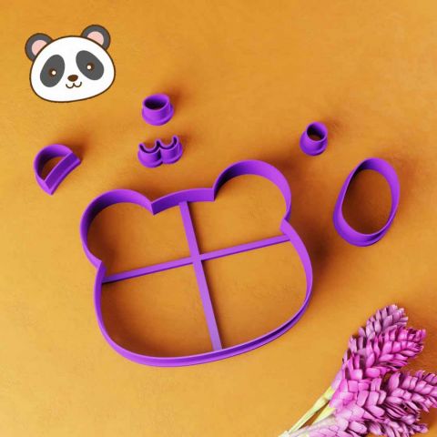 KUKİ ŞİRİN PANDA KURABİYE KALIBI 