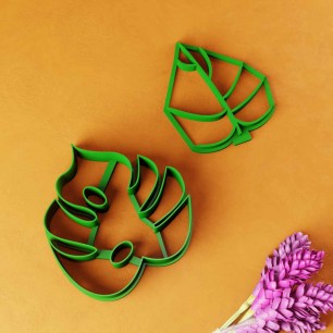 KUKİ TROPİK YAPRAK KURABİYE KALIBI - 