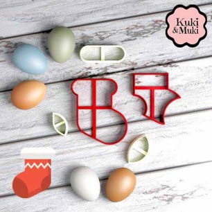 KUKİ YILBAŞI ÇORAP KURABİYE KALIP SETİ - DİĞER