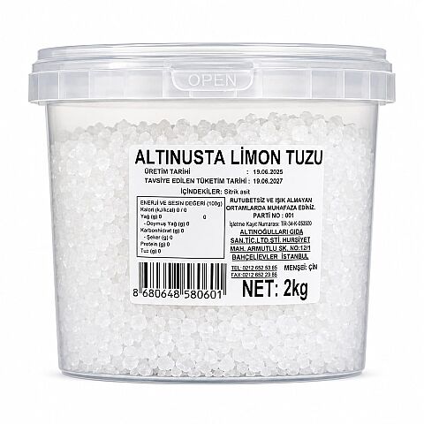 LİMON TUZU 2 KG A.USTA - 1