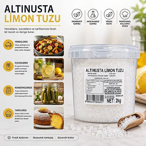 LİMON TUZU 2 KG A.USTA - 2