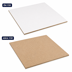 MDF PASTA ALTLIK KARE 21*21 CM - 2