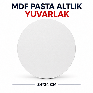 MDF PASTA ALTLIK YUVARLAK 34*34 CM - DİĞER