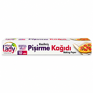MİSS LADY KESİLMİŞ PİŞİRME KAĞIDI 10LU - MİSS LADY