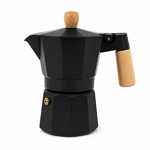 MOKA POTU 300 ML SİYAH RENK - 1