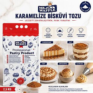 MR.WAFFLE KARAMELİZE BİSKÜVİ TOZU 2,5 KG - 2