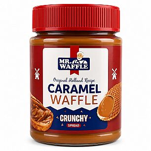 MR.WAFFLE SPREAD CRUNCHY SÜRÜLEBİLİR BİSKÜVİ EZMESİ 360 GR 1*12 - MC VITIES