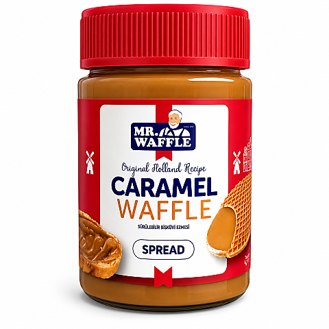 MR.WAFFLE SPREAD SÜRÜLEBİLİR BİSKÜVİ EZMESİ 360 GR 1*12 - 1