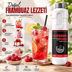 NAREG PÜRE MEYVE ŞURUBU FRAMBUAZ 750 ML - 2