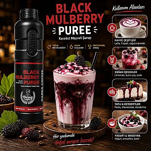 NAREG PÜRE MEYVE ŞURUBU KARADUT 750 ML - 2