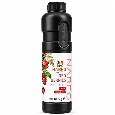 NAREG PÜRE MEYVE ŞURUBU KIRMIZI MEYVELER 750 ML - 1