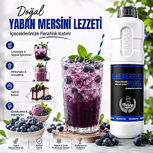 NAREG PÜRE MEYVE ŞURUBU YABAN MERSİNİ 750 ML - 2