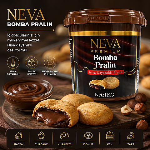 NEVA BOMBA PRALİN 1 KG - 2