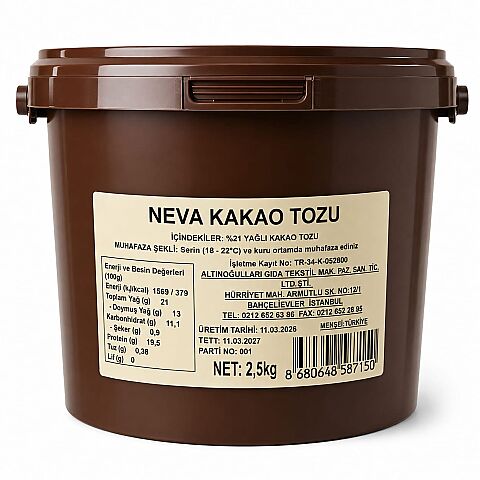 NEVA KAKAO TOZU 2,5 KG - 1