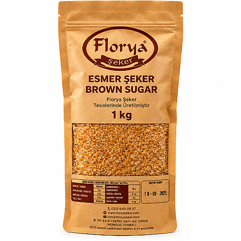 ORGANİK ESMER ŞEKER 1 KG - 1
