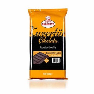 OVALETTE BİTTER KUVERTÜR (% 55) 2,5 KG - OVALETTE