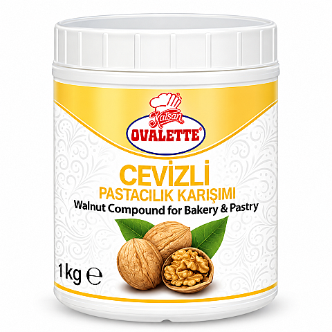 OVALETTE CEVİZLİ SOS 1 KG MEYVE ÖZÜ - 1