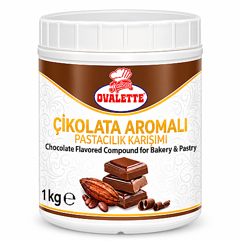 OVALETTE ÇİKOLATALI SOS 1 KG MEYVE ÖZÜ - 1