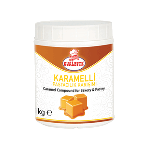 OVALETTE KARAMEL AROMALI SOS 1 KG MEYVE ÖZÜ - OVALETTE