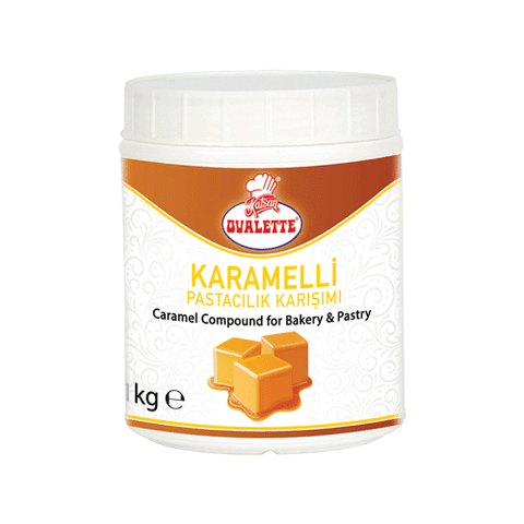 OVALETTE KARAMEL AROMALI SOS 1 KG MEYVE ÖZÜ 