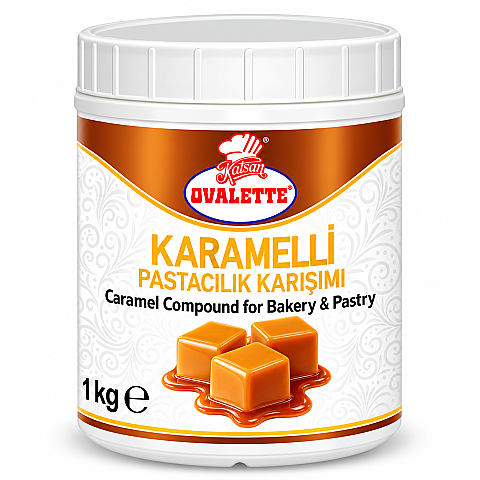 OVALETTE KARAMEL AROMALI SOS 1 KG MEYVE ÖZÜ - 1