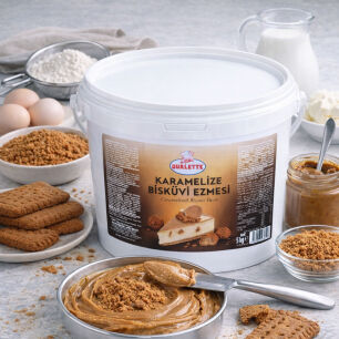 OVALETTE KARAMELİZE BİSKÜVİ EZMESİ 5 KG - 2