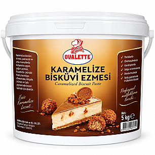 OVALETTE KARAMELİZE BİSKÜVİ EZMESİ 5 KG - 1