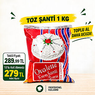 OVALETTE TOZ ŞANTİ 1 KG - OVALETTE