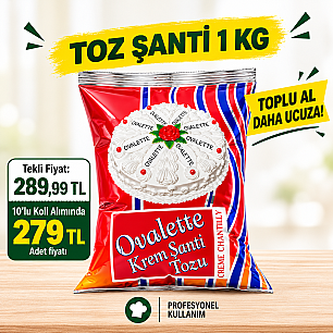 OVALETTE TOZ ŞANTİ 1 KG - OVALETTE