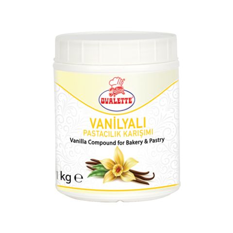 OVALETTE VANİLYA AROMALI SOS 1 KG MEYVE ÖZÜ 