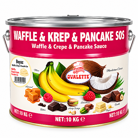 OVALETTE WAFFLE KREP SOS BEYAZ 10 KG - 1