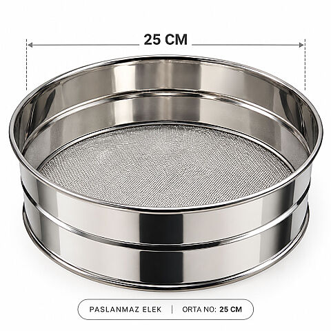 PASLANMAZ ELEK ORTA NO: 25 CM - 1
