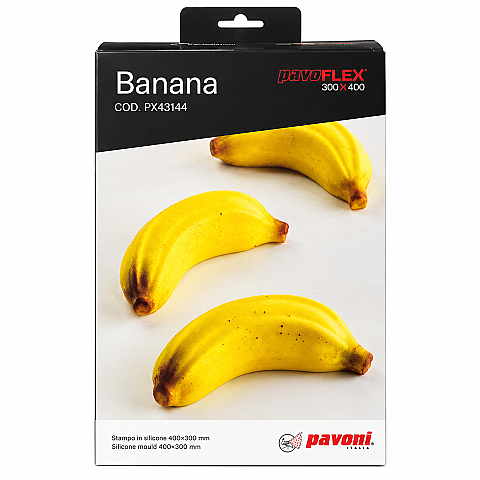 PAVO FLEX BANANA 120x58x35h (MUZ SİLİKON KALIPI ) PX43144 - 1