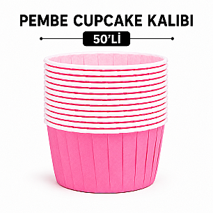 PEMBE CUPCAKE KALIBI 50'Lİ - DİĞER
