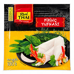 PİRİNÇ YUFKASI 22 CM 100 GR - REAL THAI
