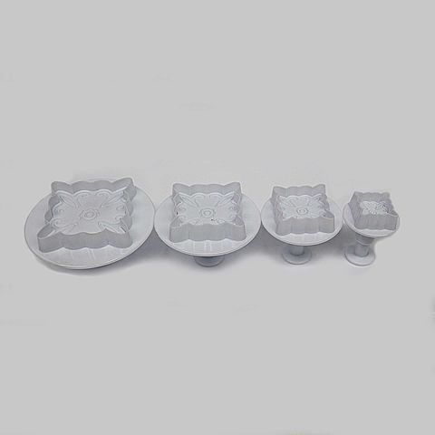 PLASTİK BASMALI KUPAT 4'LÜ A-2012