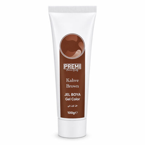 PREMI JEL TÜP BOYA KAHVE 100 GR - 1