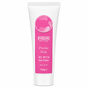 PREMI JEL TÜP BOYA PEMBE 100 GR - PREMI
