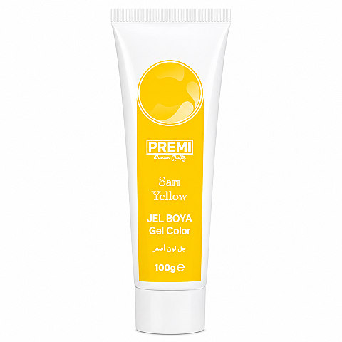 PREMI JEL TÜP BOYA SARI 100 GR - 1